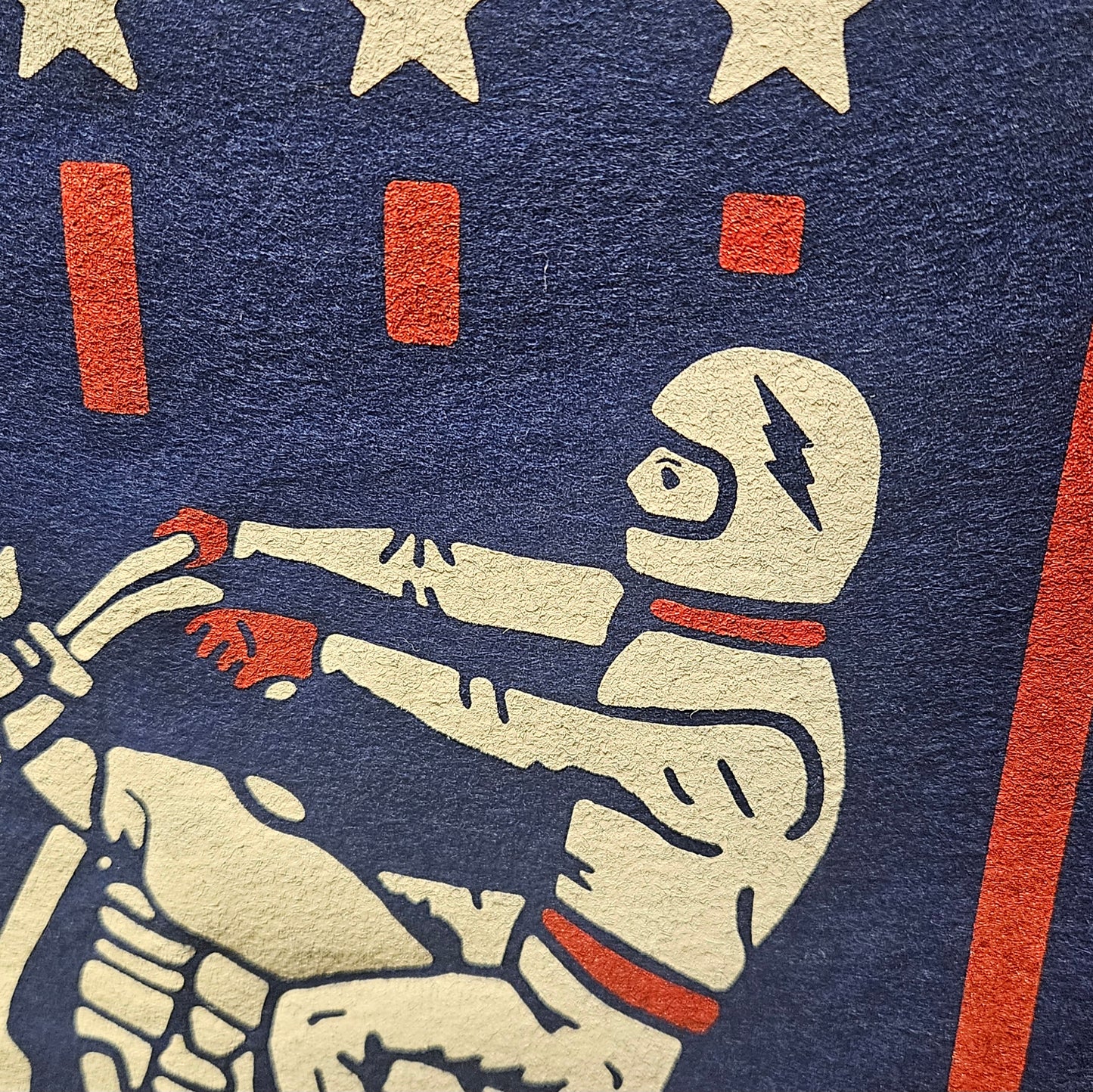 Wool Banner Made In USA - Motorbike