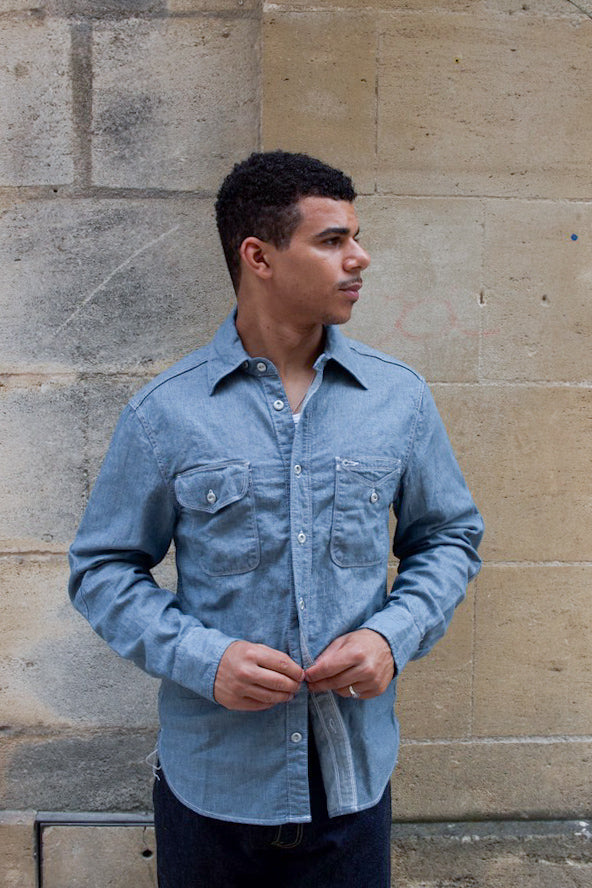 Lambert - Herringbone Chambray