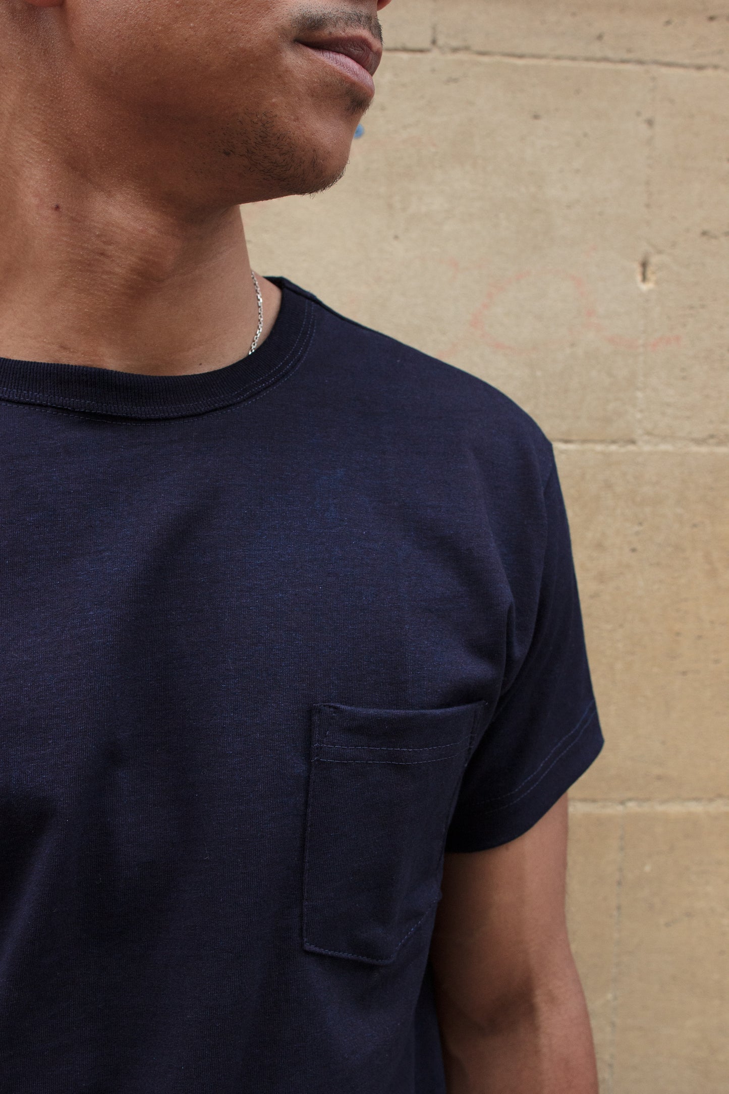 Heavyweight Pocket Tee - Indigo Garment Dye