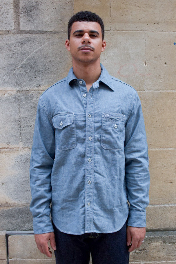 Lambert - Herringbone Chambray