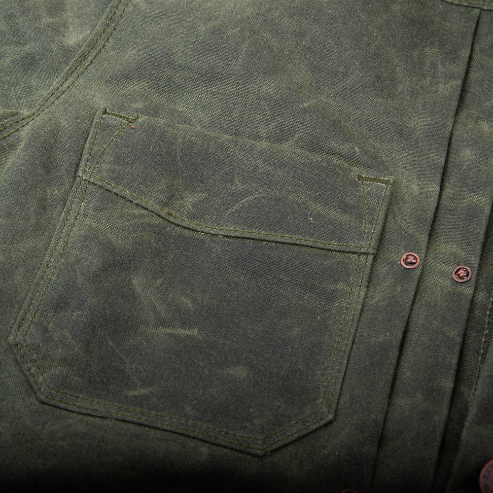 Riders Jacket Waxed Canvas RJ-1 - Olive