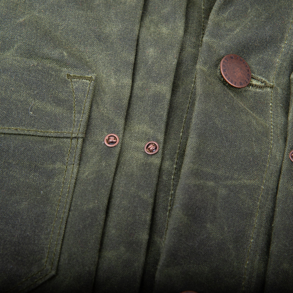 Riders Jacket Waxed Canvas RJ-1 - Olive