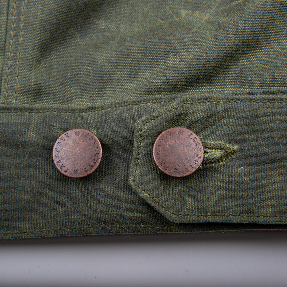 Riders Jacket Waxed Canvas RJ-1 - Olive