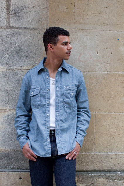 Lambert - Herringbone Chambray