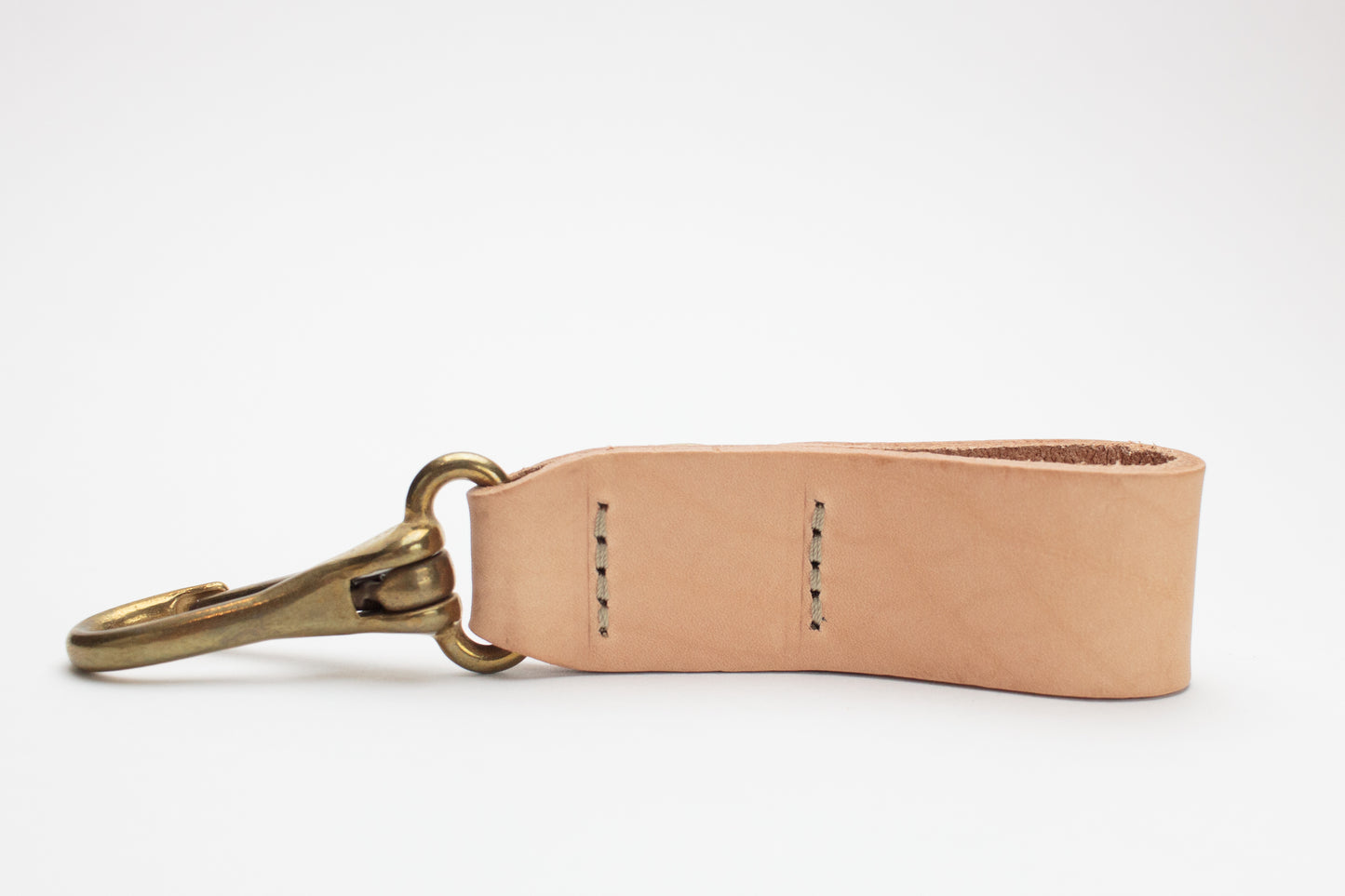 Leather Key Fob - Natural