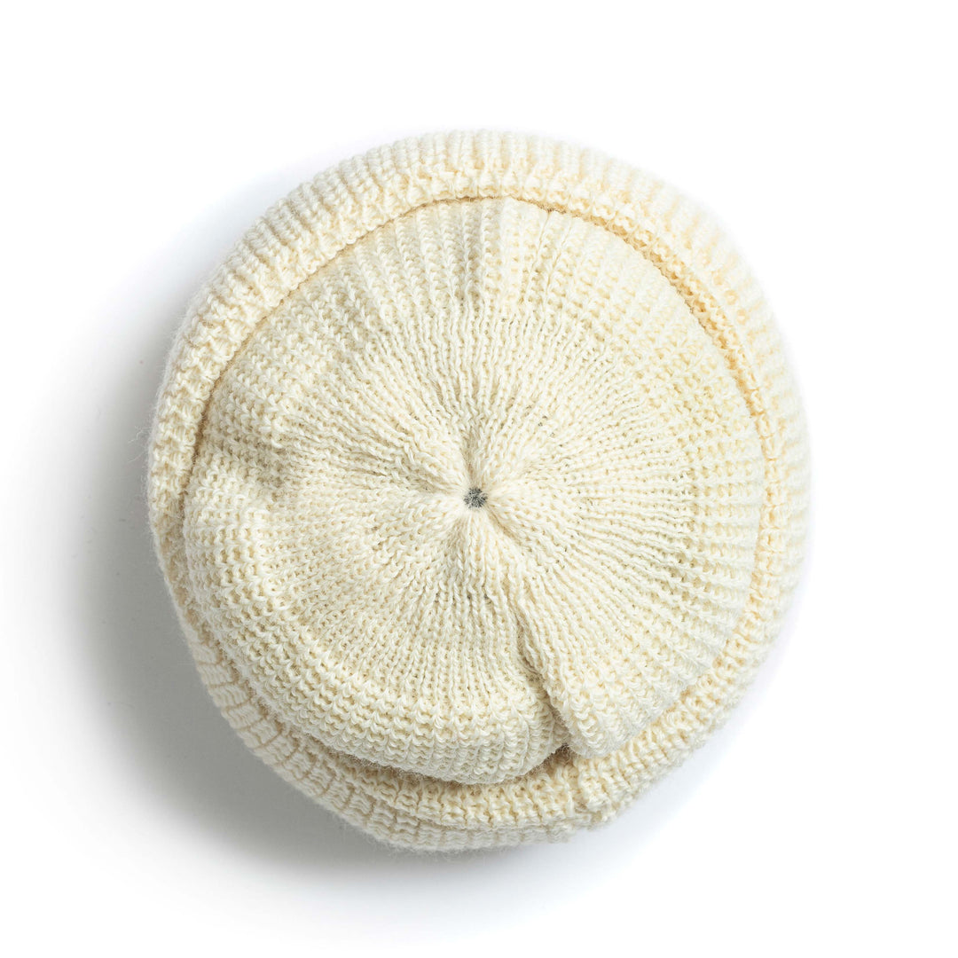 Mechanic Beanie Virgin Wool - Seashell Ecru