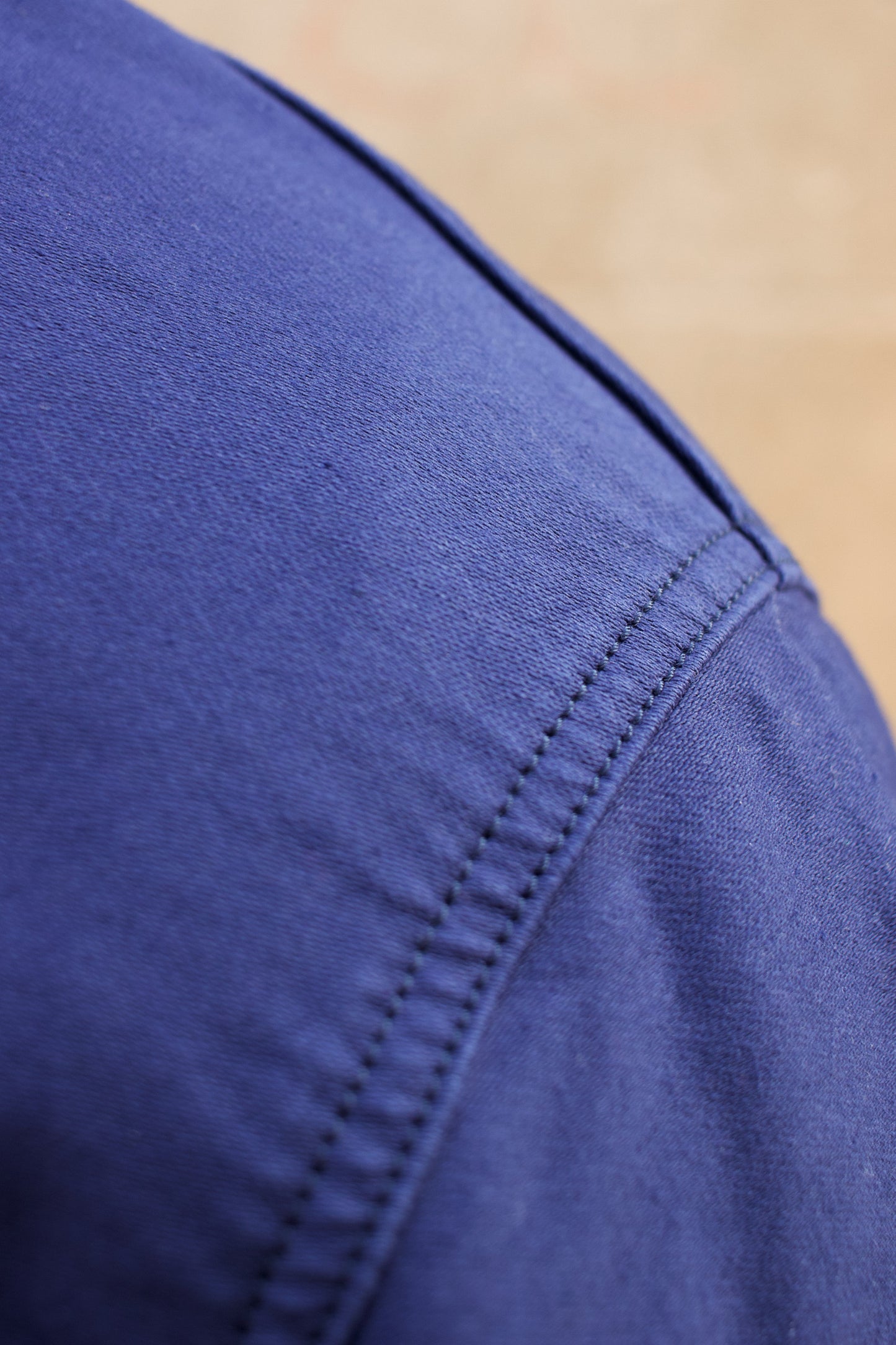 BWJ-03 - French Workwear Jacket - 11oz Worker Blue Moleskin