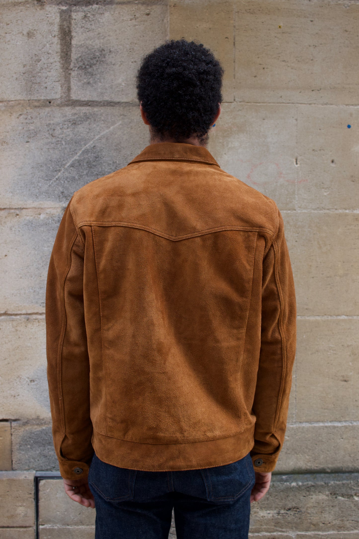 Douglas Buffalo Suede Jacket - Cognac