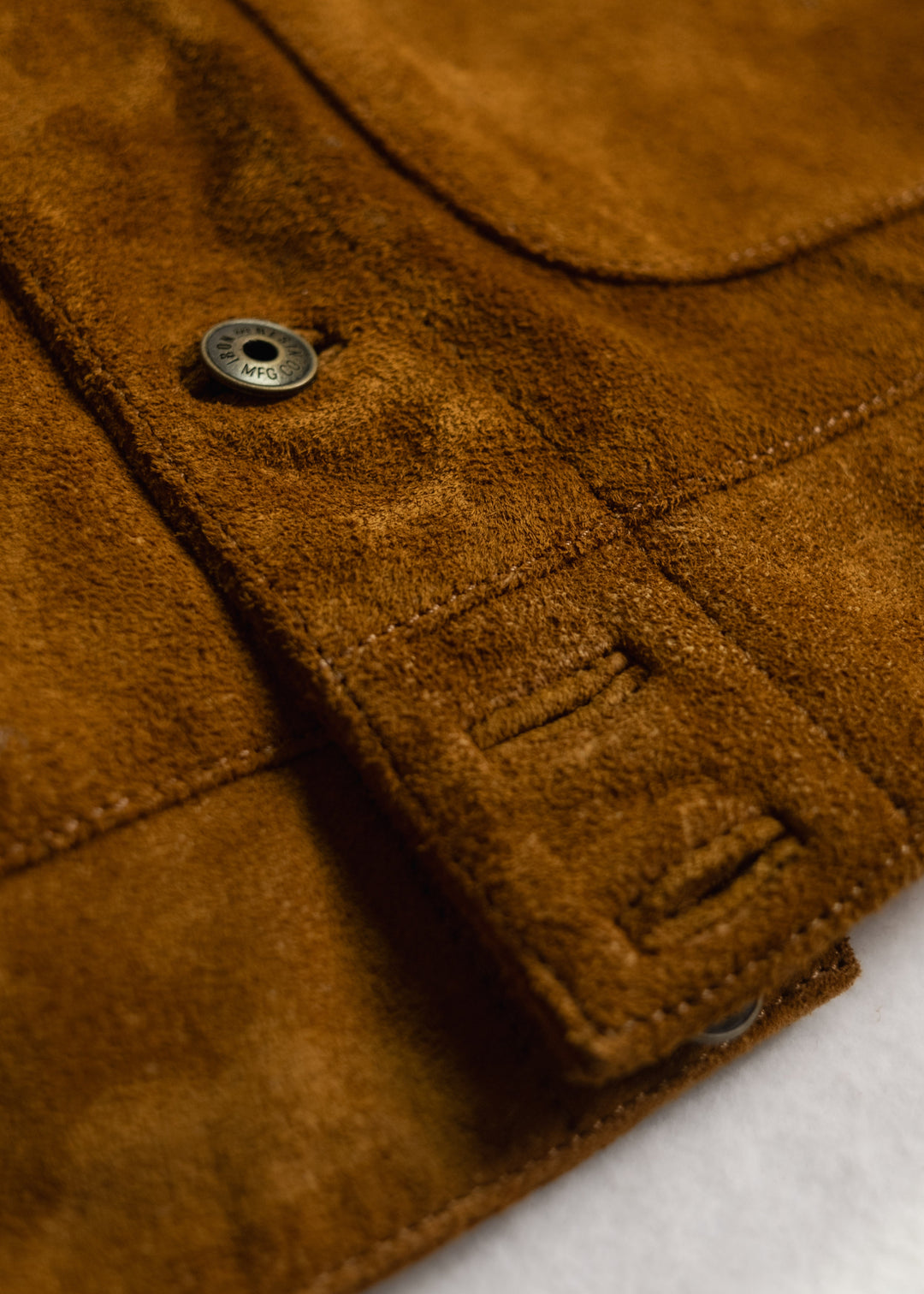 Douglas Buffalo Suede Jacket - Cognac