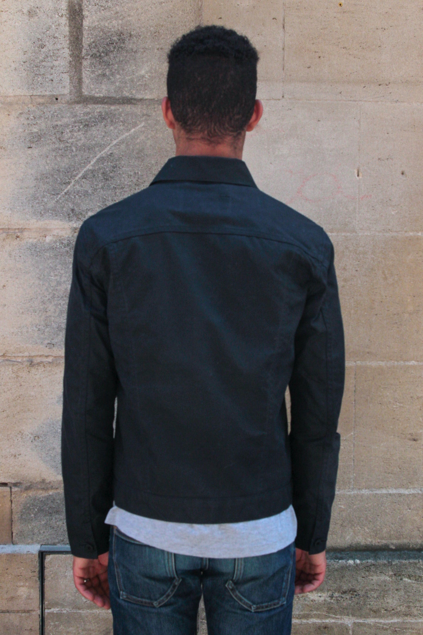 Supply Jacket Waxed Canvas - Black Ridgeline