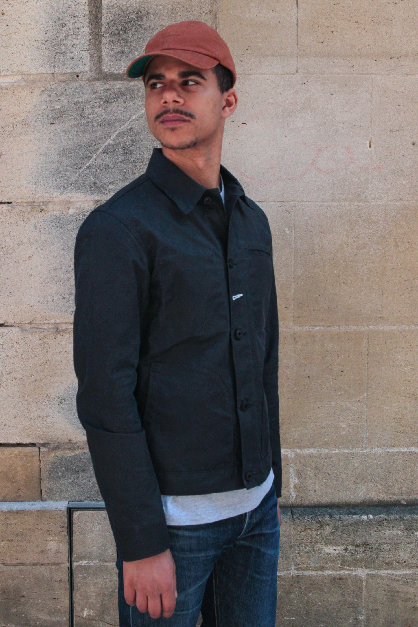 Supply Jacket Waxed Canvas - Black Ridgeline
