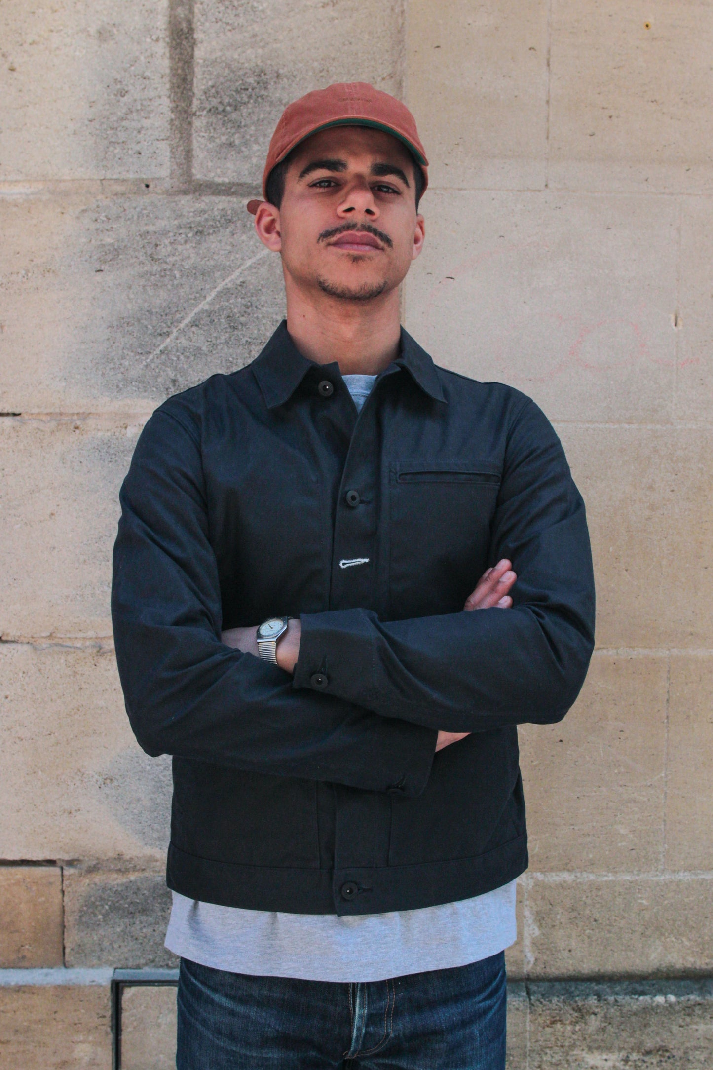 Supply Jacket Waxed Canvas - Black Ridgeline