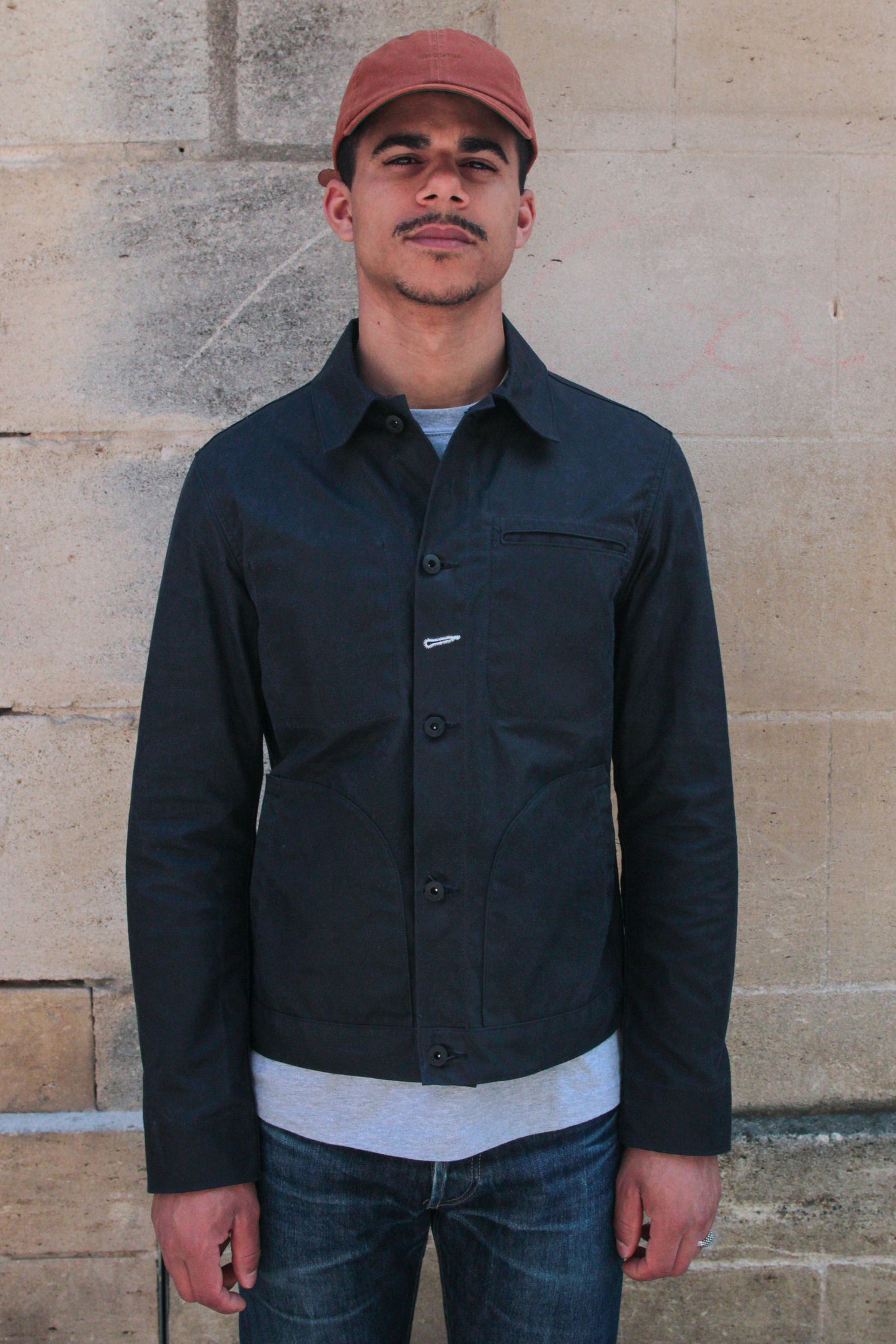 Supply Jacket Waxed Canvas - Black Ridgeline