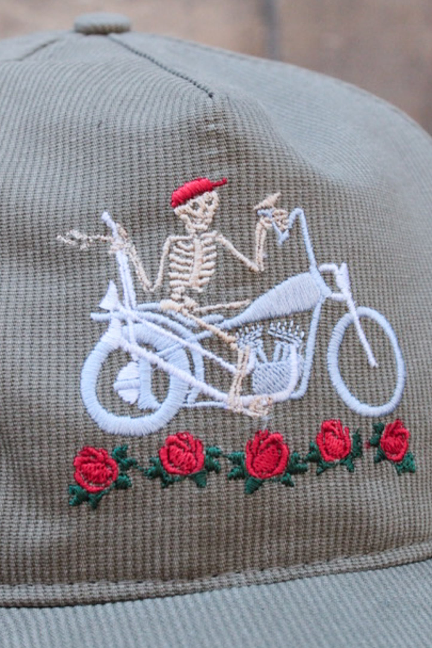 Cap Strapback USA - Dead Flowers - Khaki