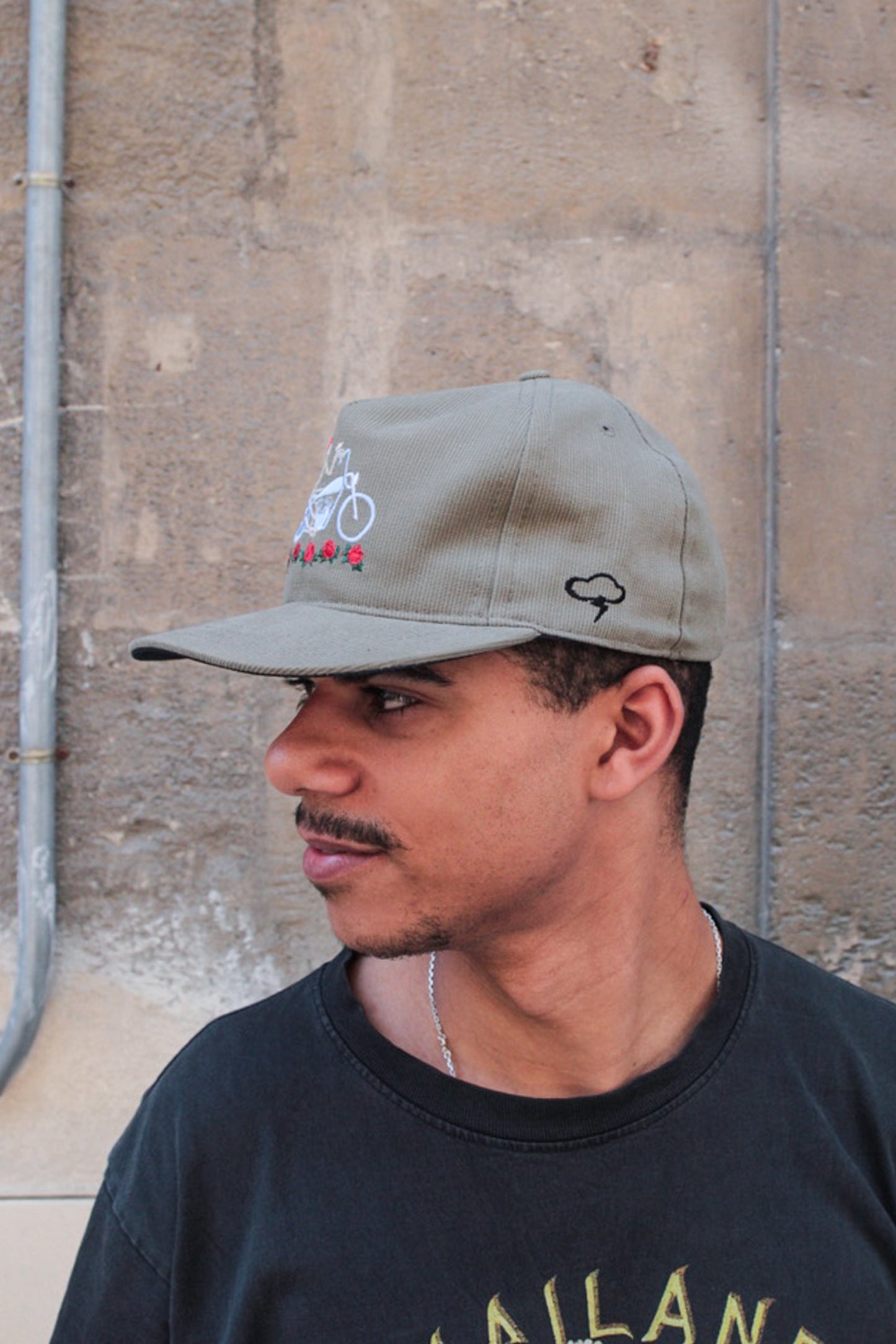 Cap Strapback USA - Dead Flowers - Khaki