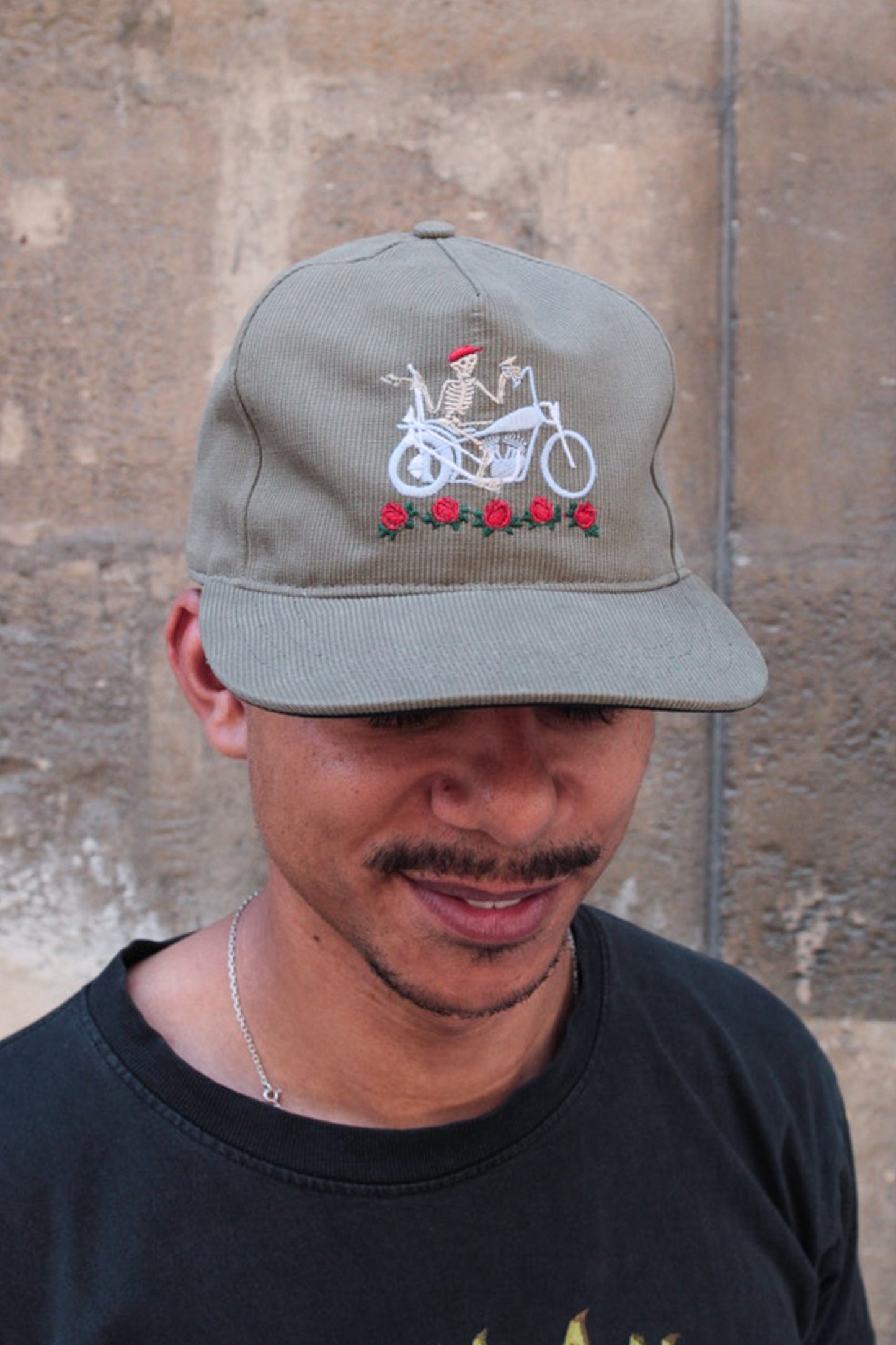 Cap Strapback USA - Dead Flowers - Khaki