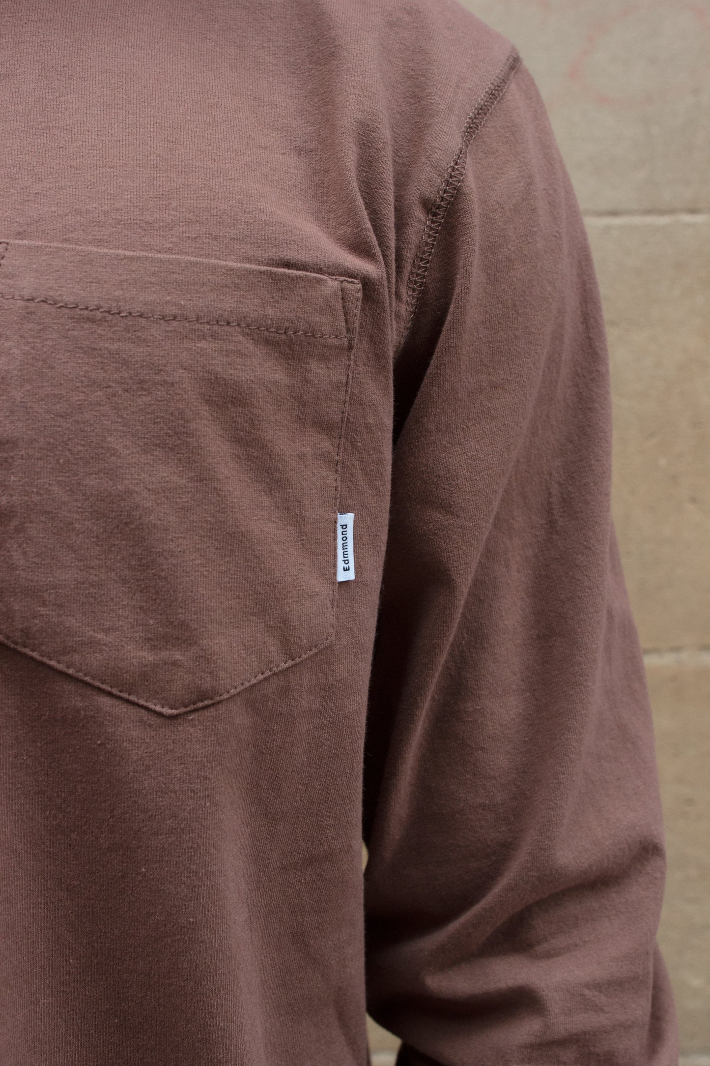 Hugo LS Tee - Plain Brown