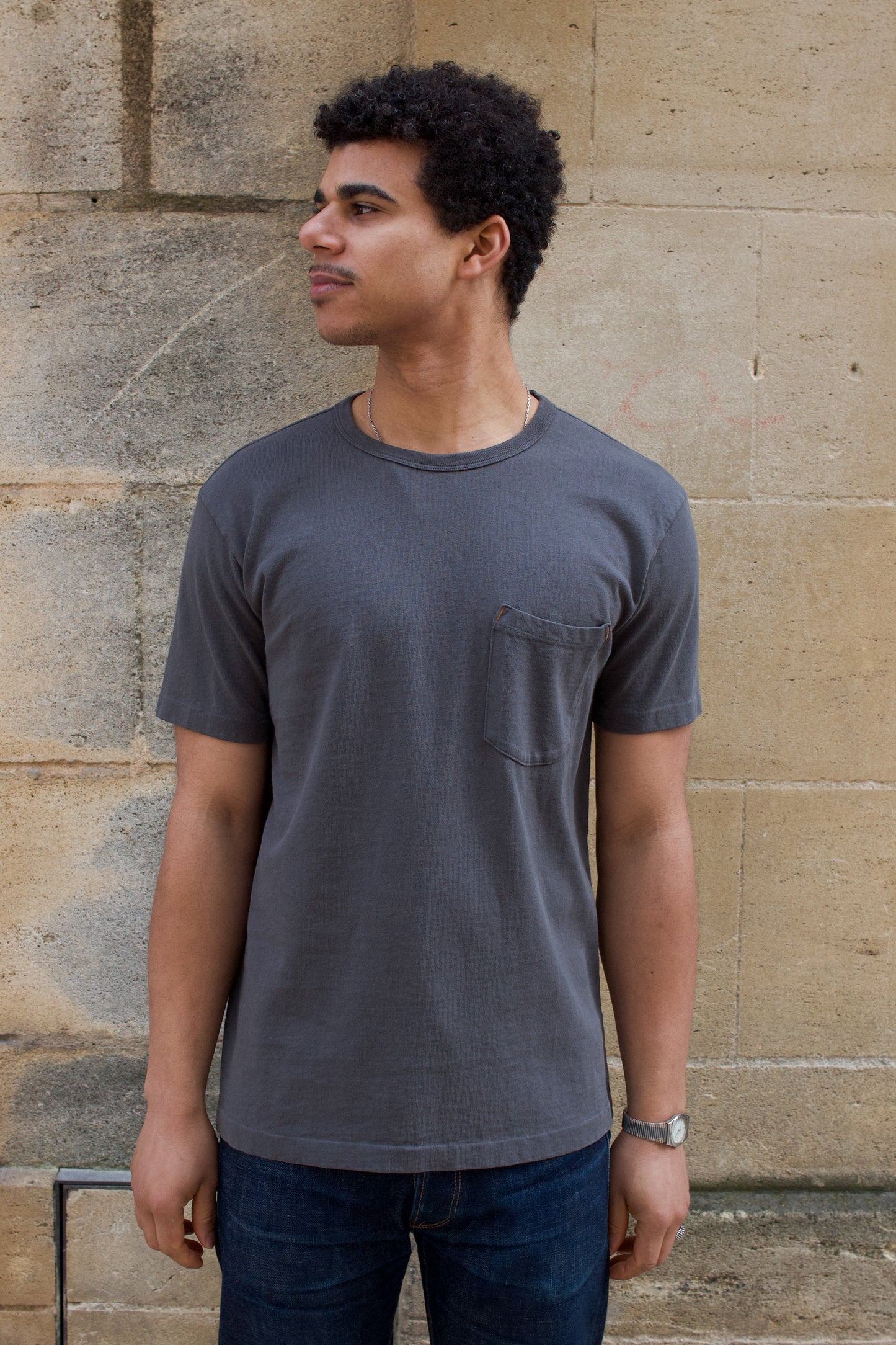 13oz Pocket Tee - Midnight