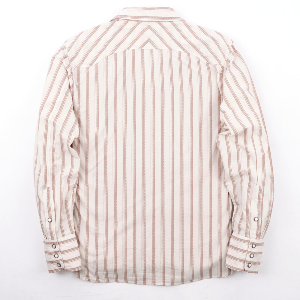 Calico Shirt - Long Sleeves - Brown Stripes
