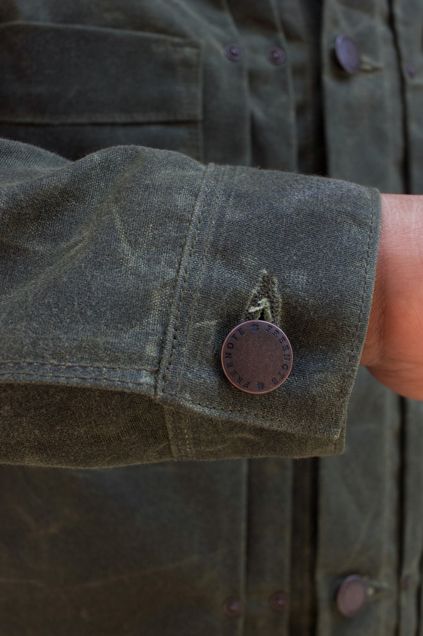 Riders Jacket Waxed Canvas RJ-1 - Olive