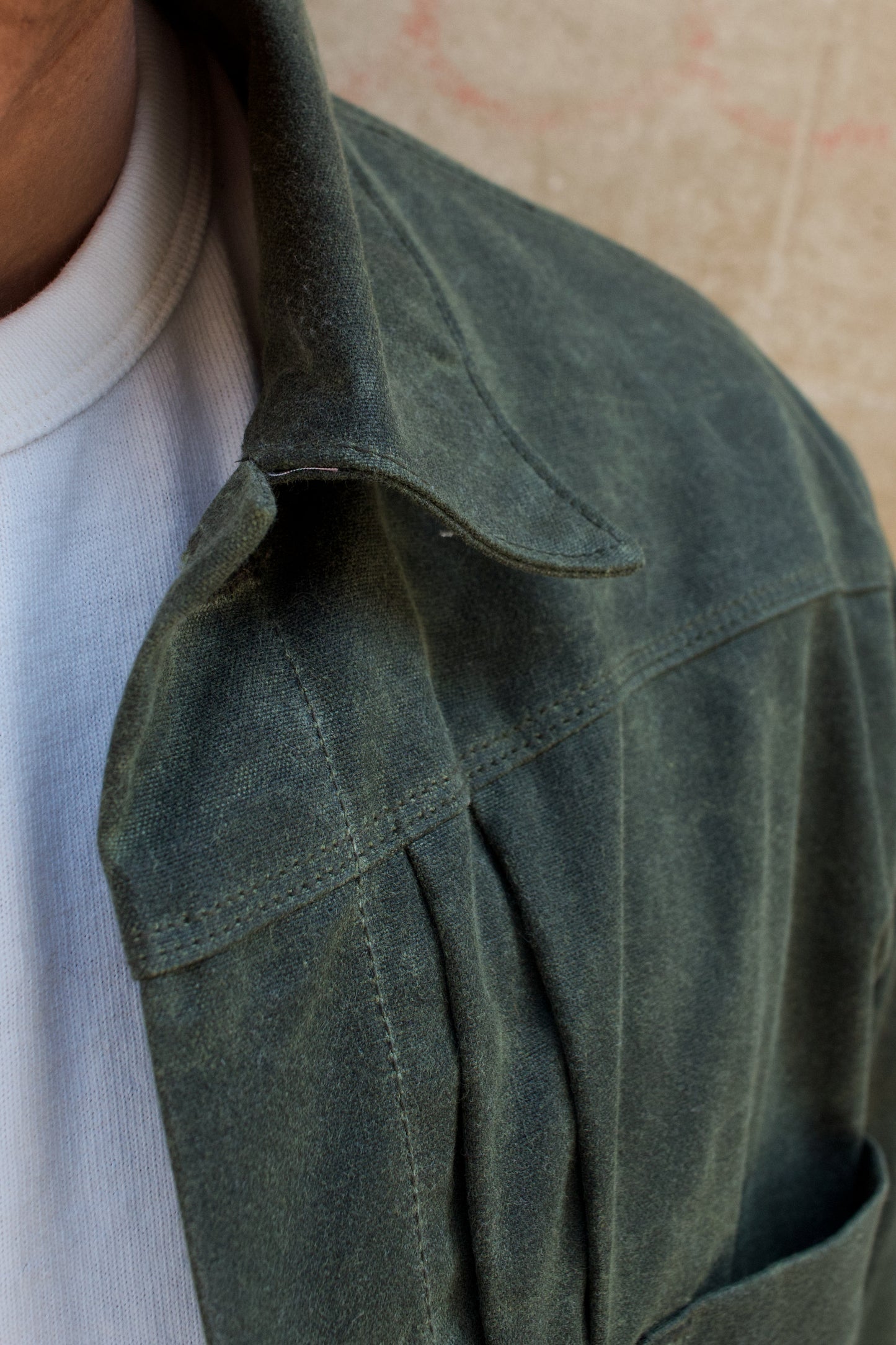 Riders Jacket Waxed Canvas RJ-1 - Olive