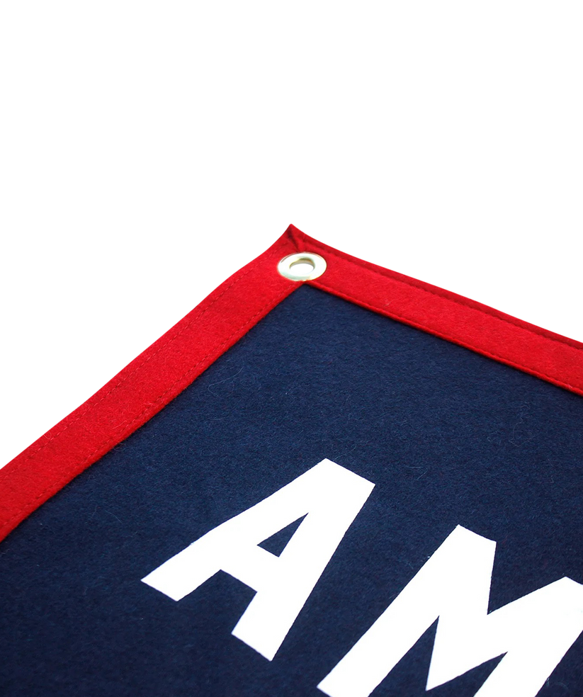 Wool Banner Made In USA - American Made