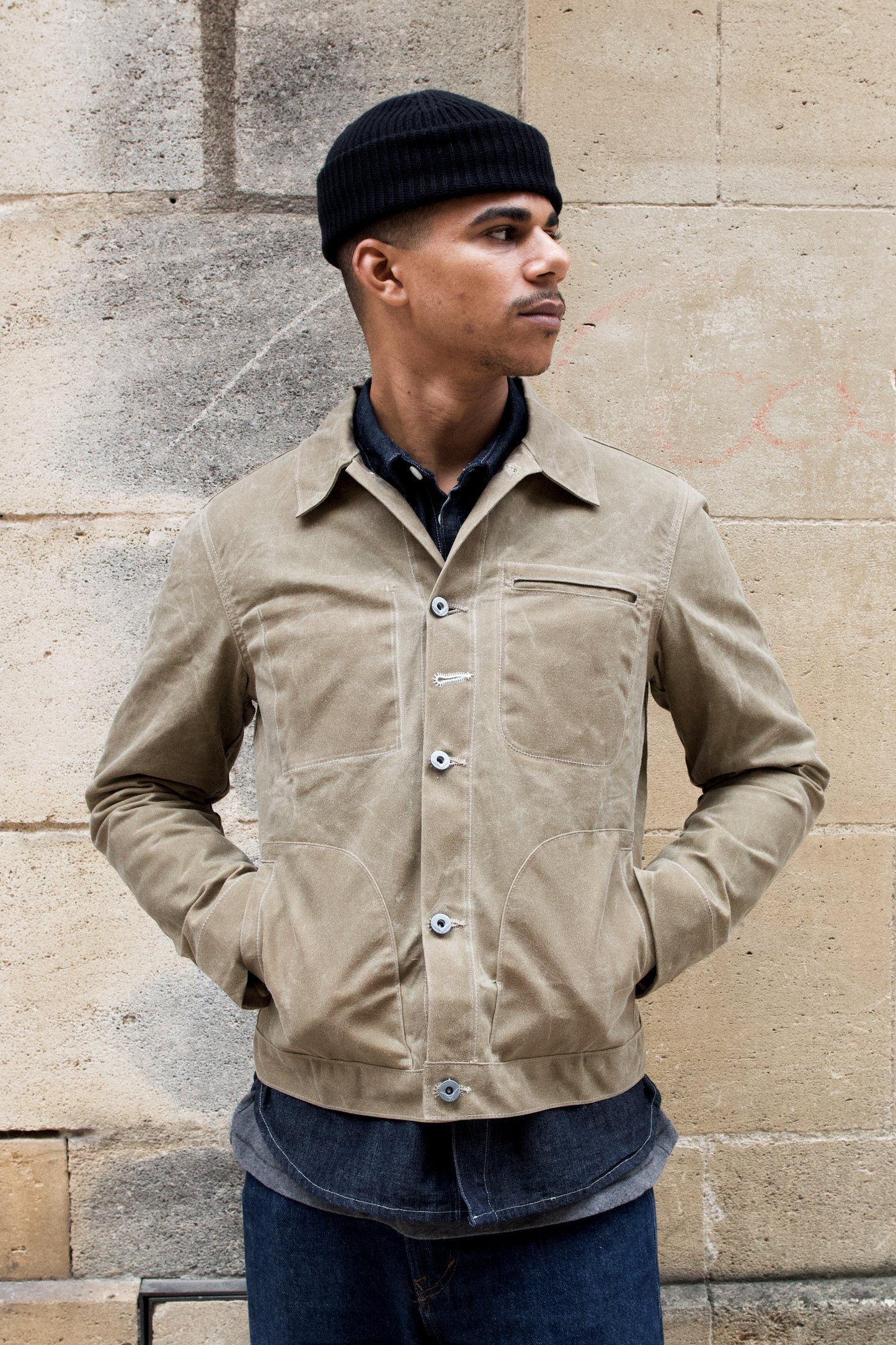 Supply Jacket Waxed Canvas - Tan Ridgeline