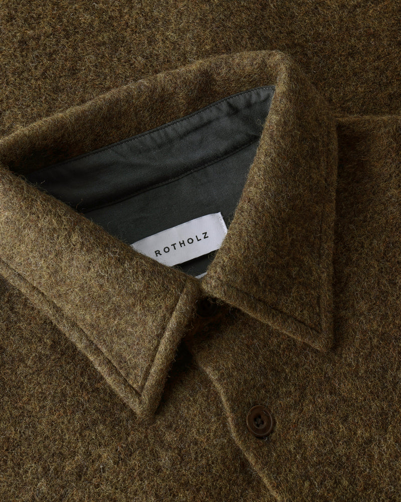 Relaxed Overshirt - Forest Green