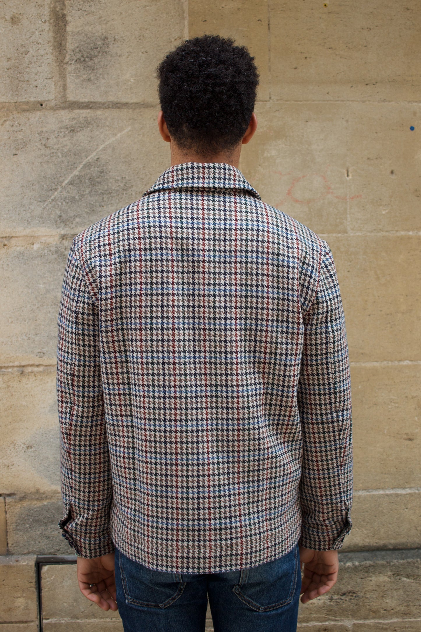Heath Jacket - Houndstooth Natural / Multi