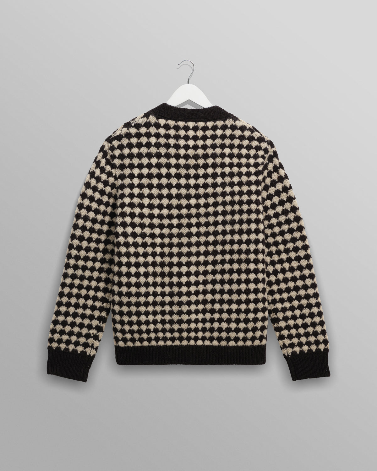 Walker Cardigan Bubble - Knit Black / Ecru