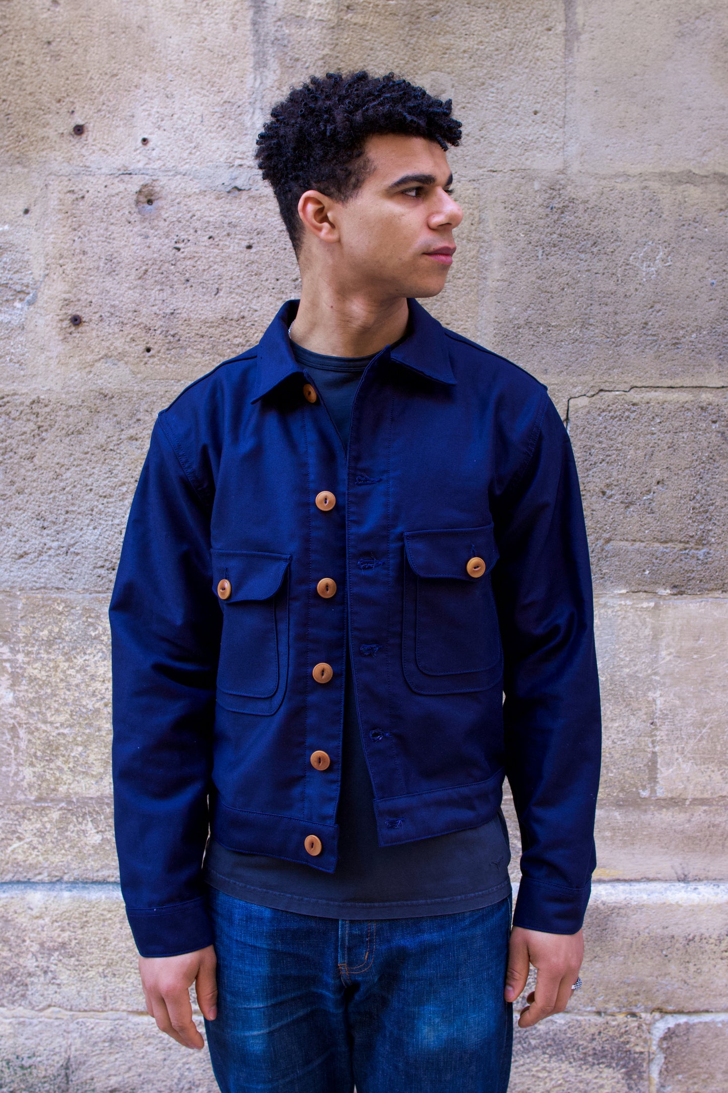 Grafton Moleskin Jacket - Navy