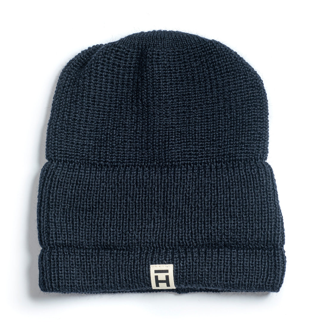 Mechanic Beanie Virgin Wool - Ink