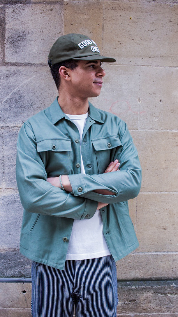 BWS-03 Military Overshirt - 10oz Army Green