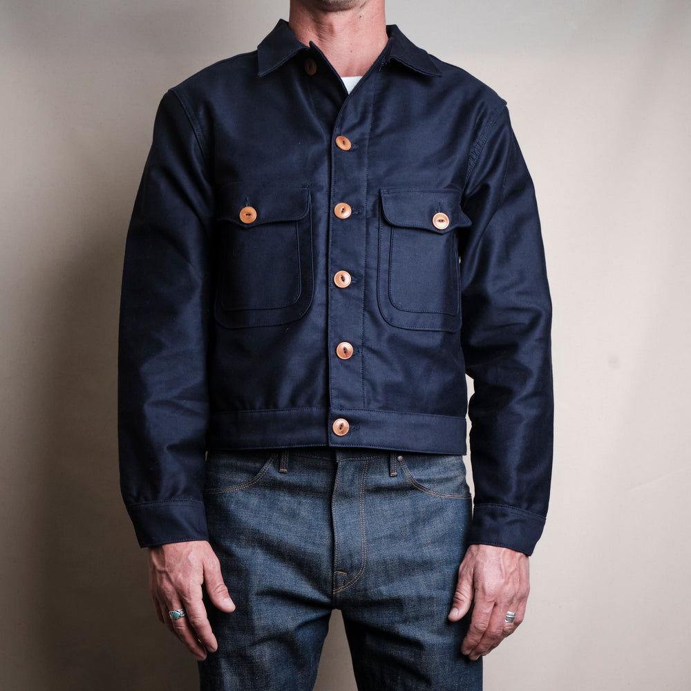 Grafton Moleskin Jacket - Navy