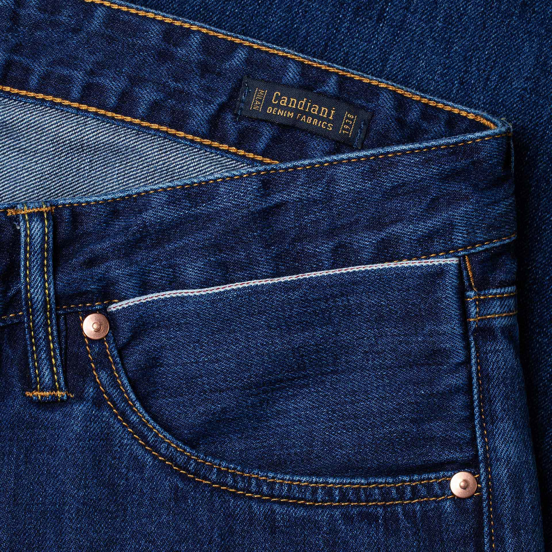 B-07 Relaxed Straight - 13.5oz. Stonewashed Selvedge