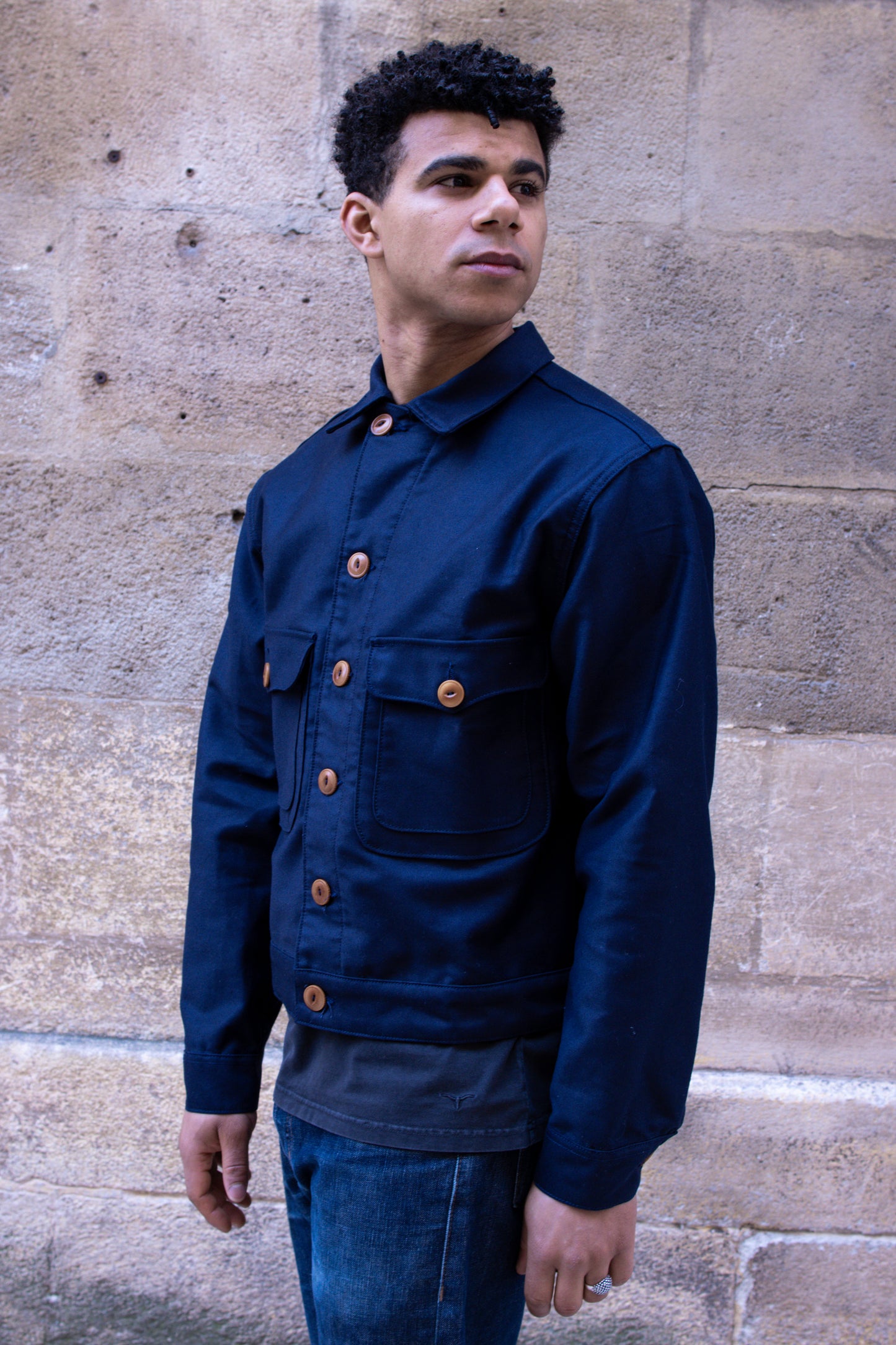Grafton Moleskin Jacket - Navy
