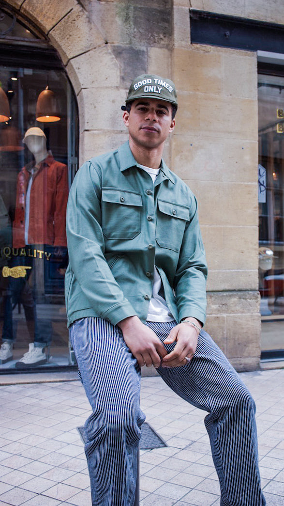 BWS-03 Military Overshirt - 10oz Army Green
