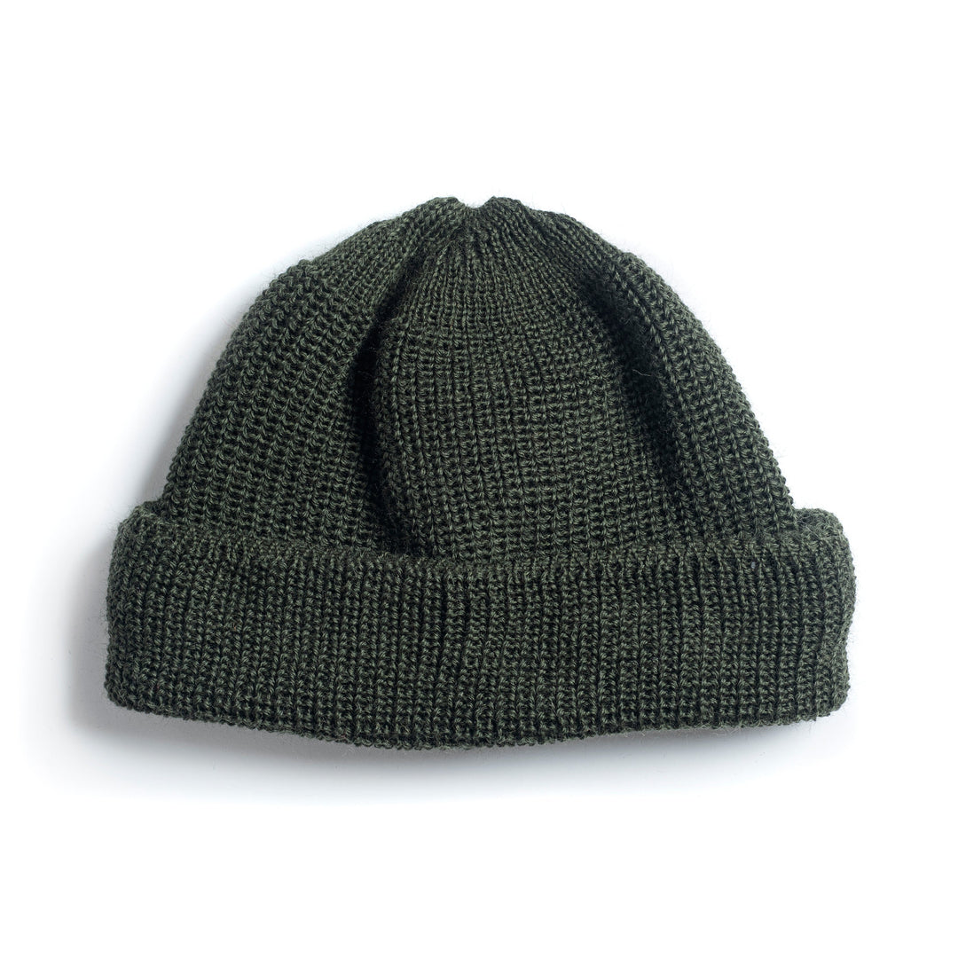 Mechanic Beanie Virgin Wool - Military Green