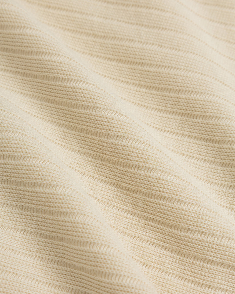 Heavy Ribbed Tee - Soft Sand