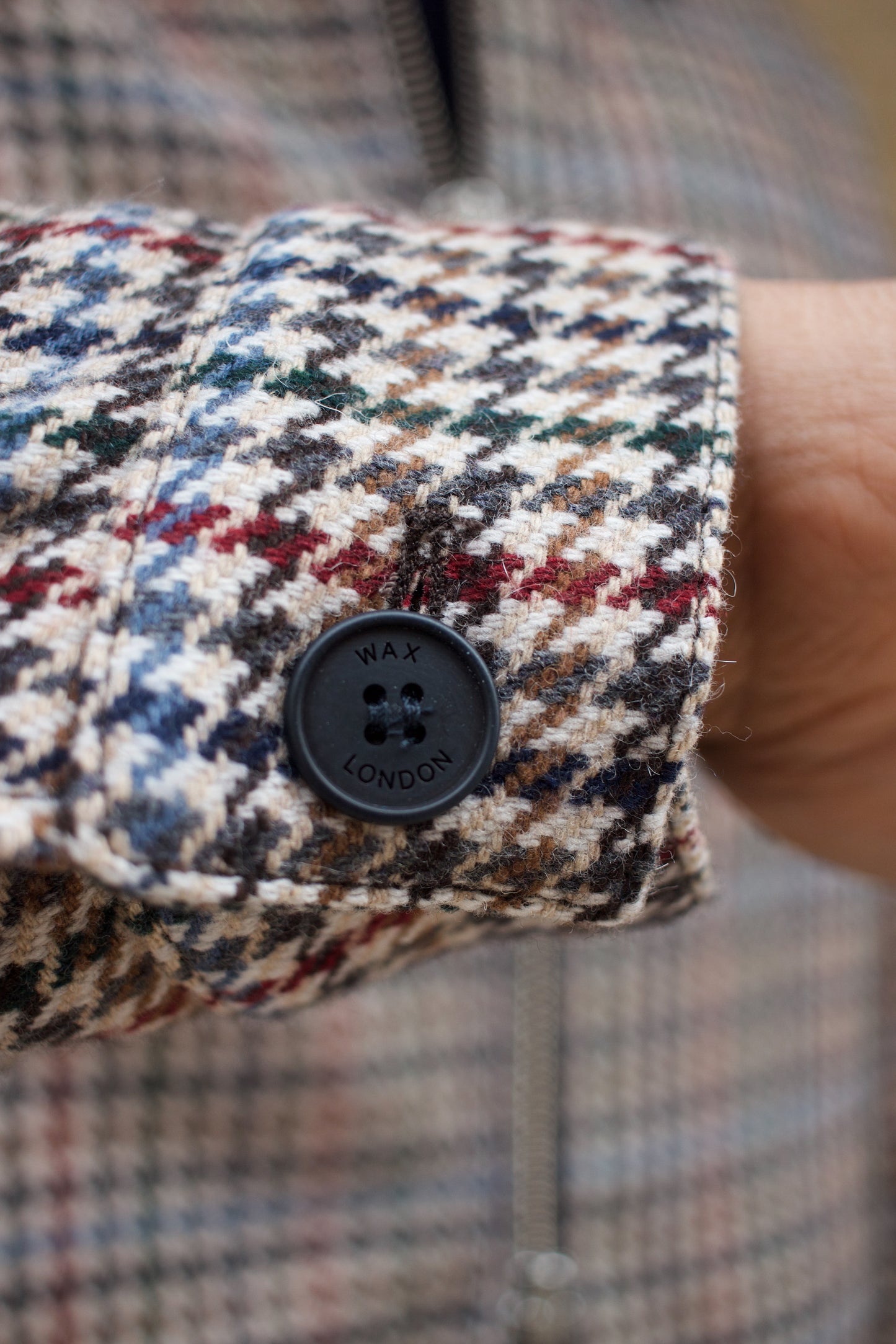 Heath Jacket - Houndstooth Natural / Multi