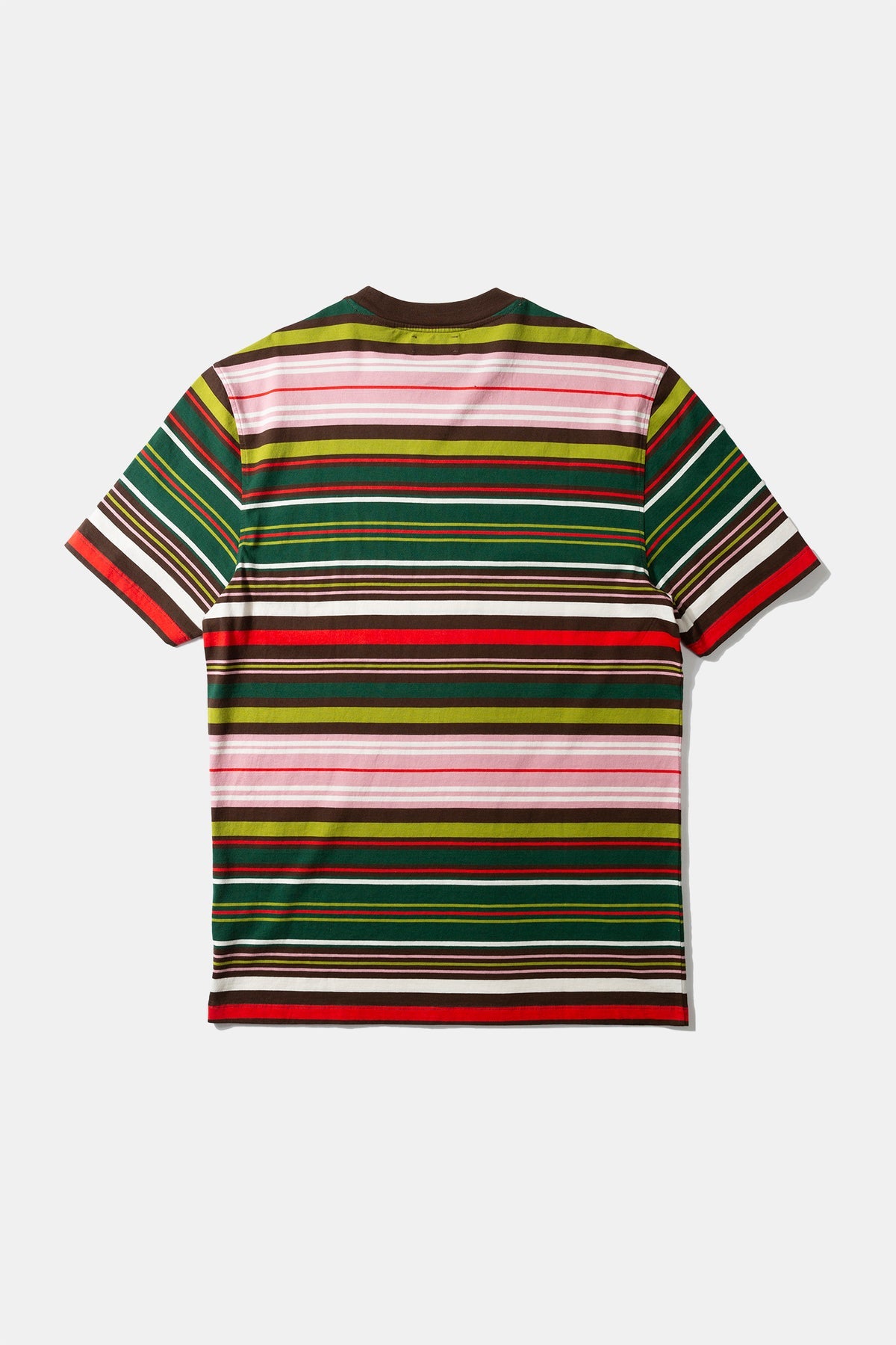 Mini Logo Stripes Tee - Plain Chocolate