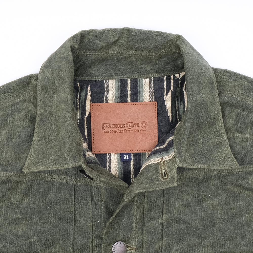 Riders Jacket Waxed Canvas RJ-1 - Olive