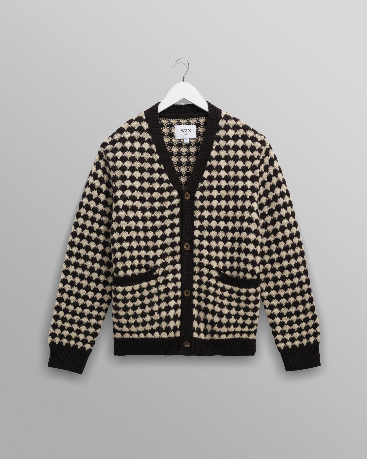 Walker Cardigan Bubble - Knit Black / Ecru
