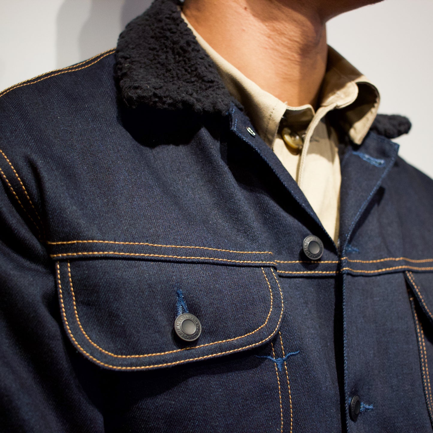 Sherpa Rider Jacket - special #3 14oz Super Fade Selvedge