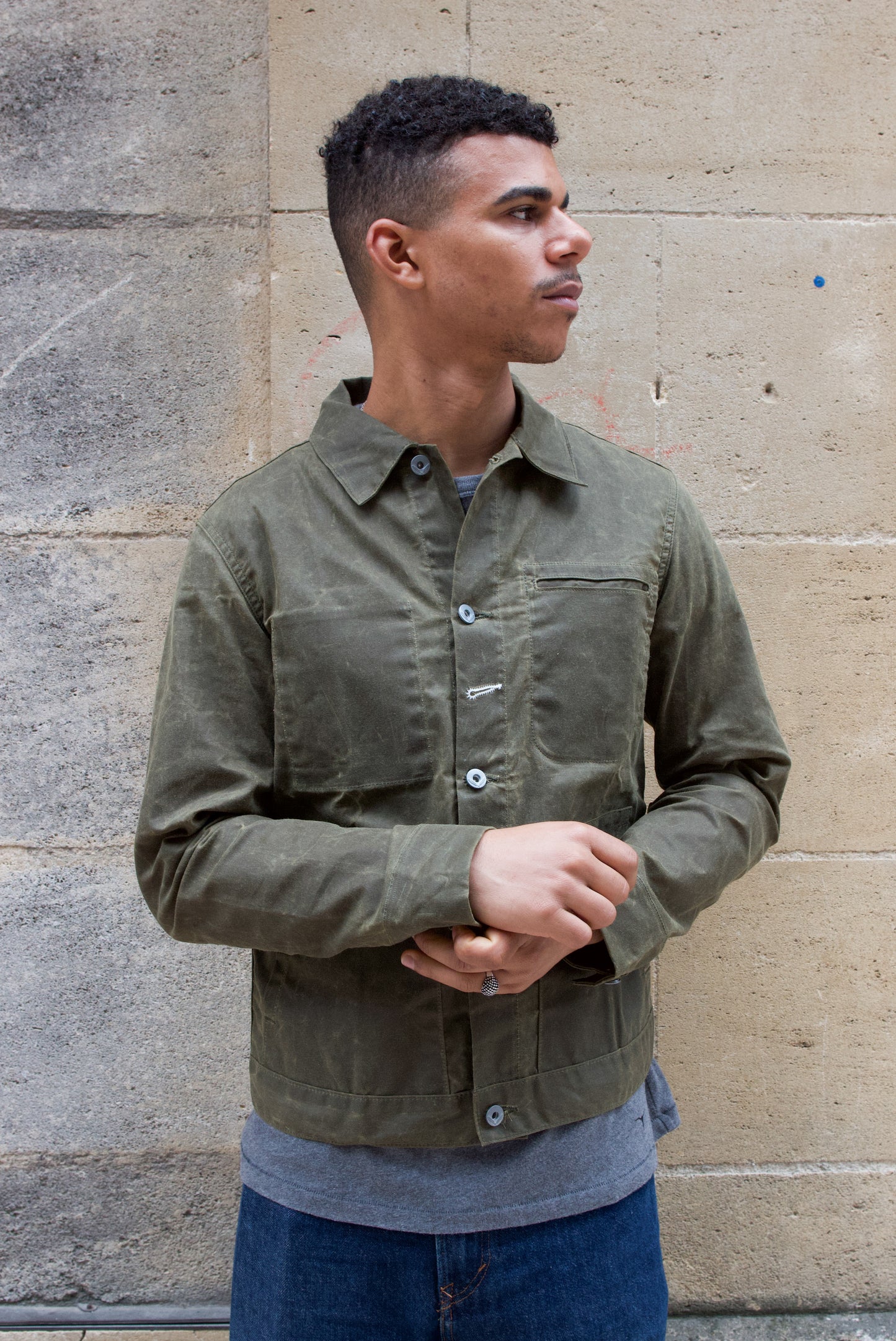 Supply Jacket Waxed Canvas - Hunter Green
