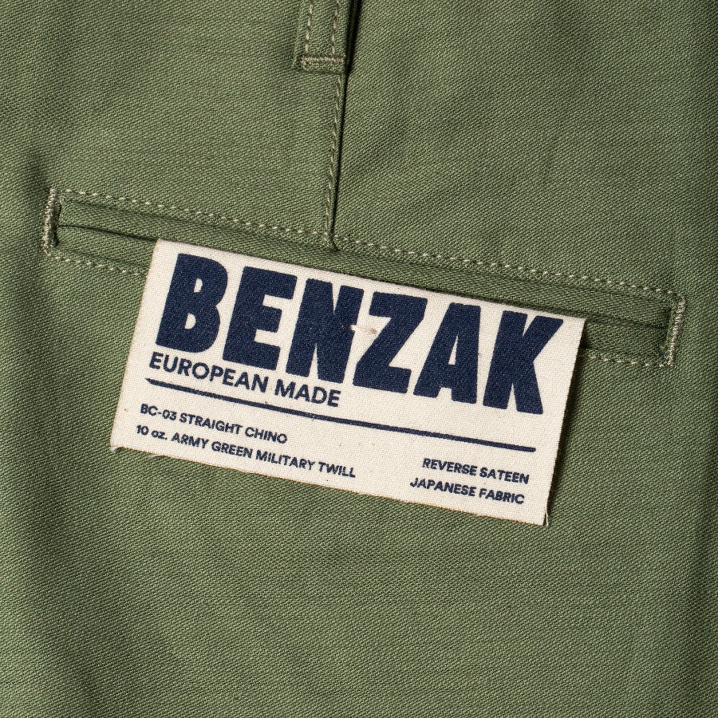 BC-03 Straight Chino Japanese Twill