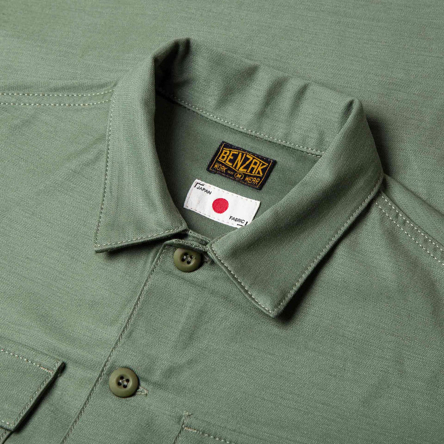 BWS-03 Military Overshirt - 10oz Army Green