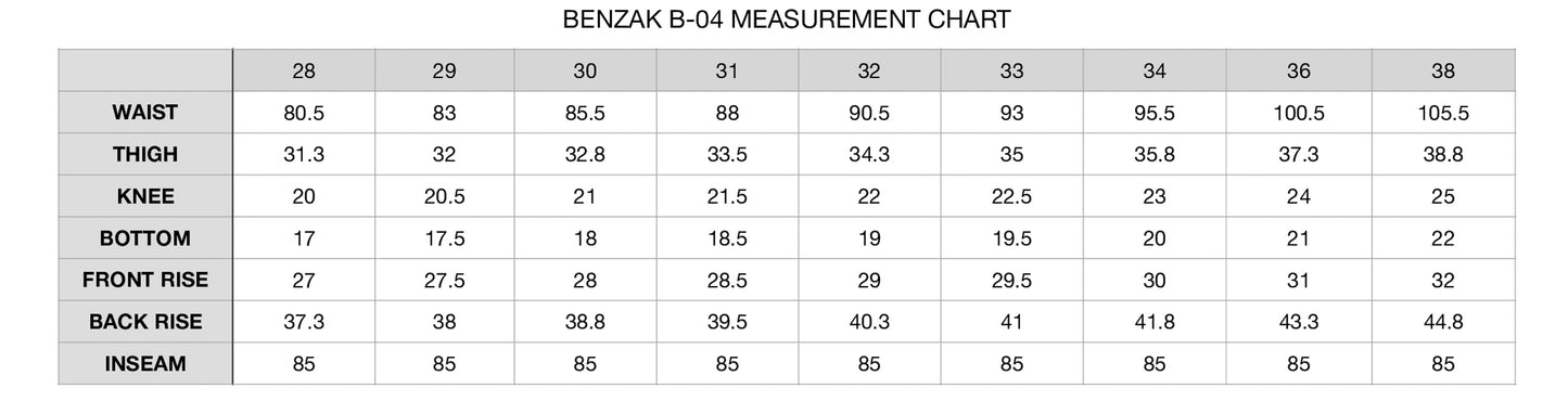 B-04 Relaxed - 12oz Ecru Selvedge