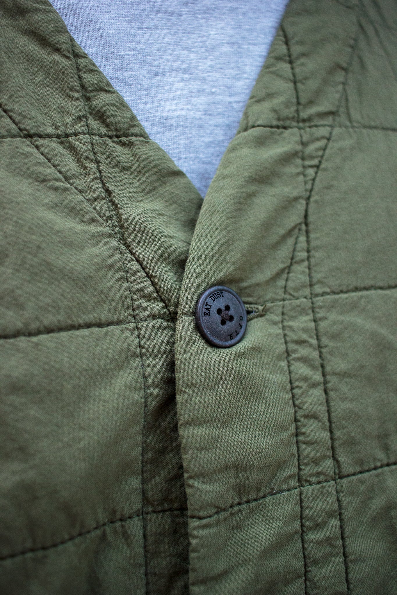 Baseball Cardigan Jacket - Lizard Cotton Quilt