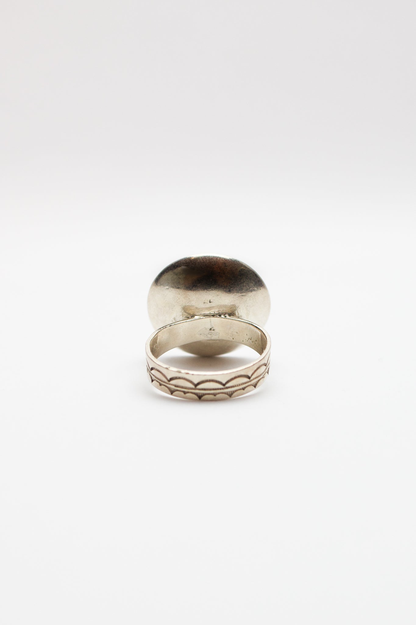 Touareg Silver Ring - Red Agate - Size 57